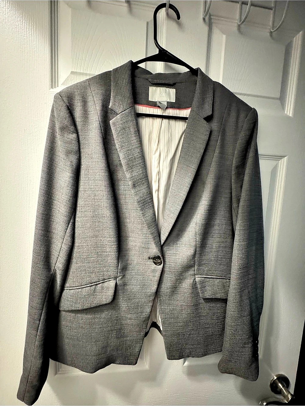 H&M Gray Blazer Size 14 Like New